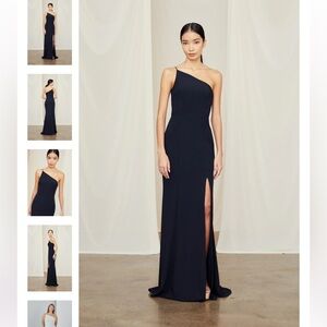 Amsale "Sloan" Dress in Dove